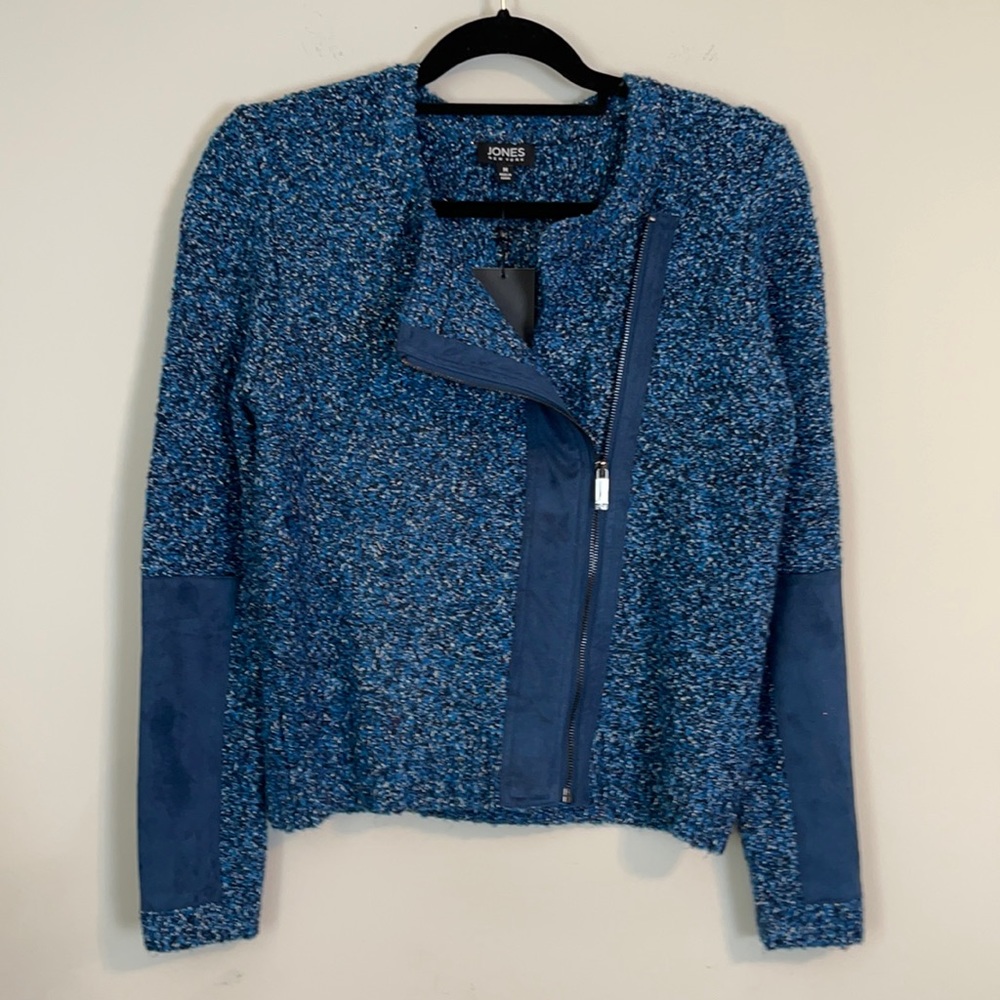 Jones New York blue blazer jacket sizer medium